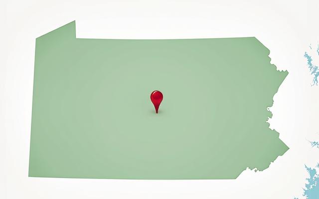 Static map image showing the general location of the Phytomorivaxlendra office in St Marys, Pennsylvania.
